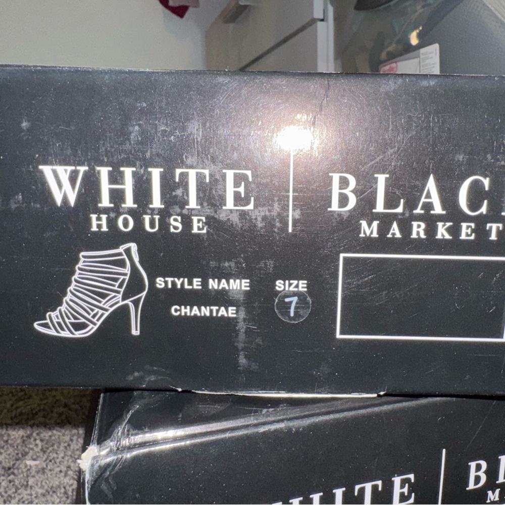 White House Black Market Strappy Heels